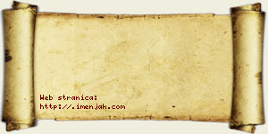 Angelina Jačović vizit kartica